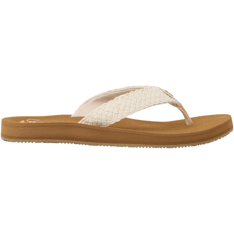 2026 Reef Womens Baja Maria Flip Flops CJ7338 - Brown / Vintage